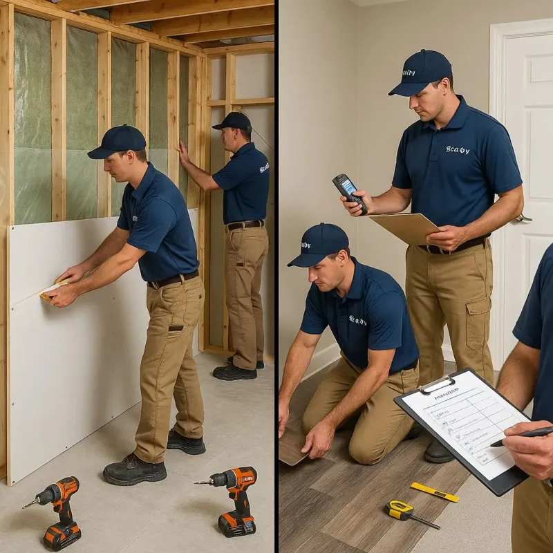 Repairs and Reconstruction process in New York City, NY